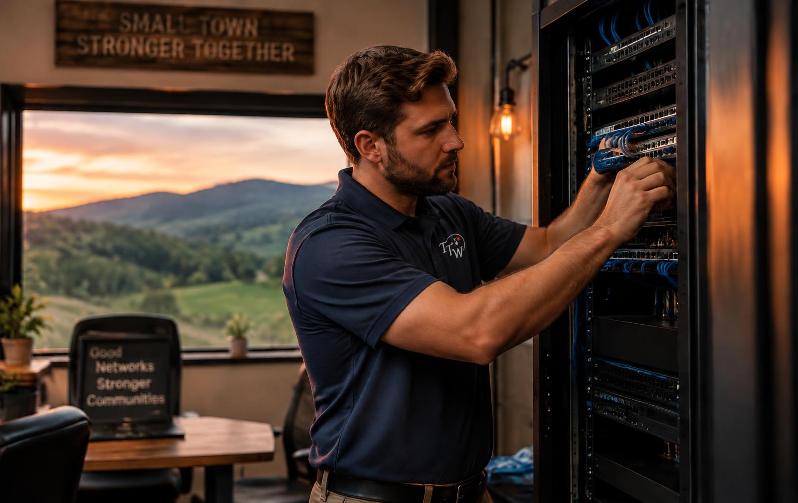 TTW technician at work