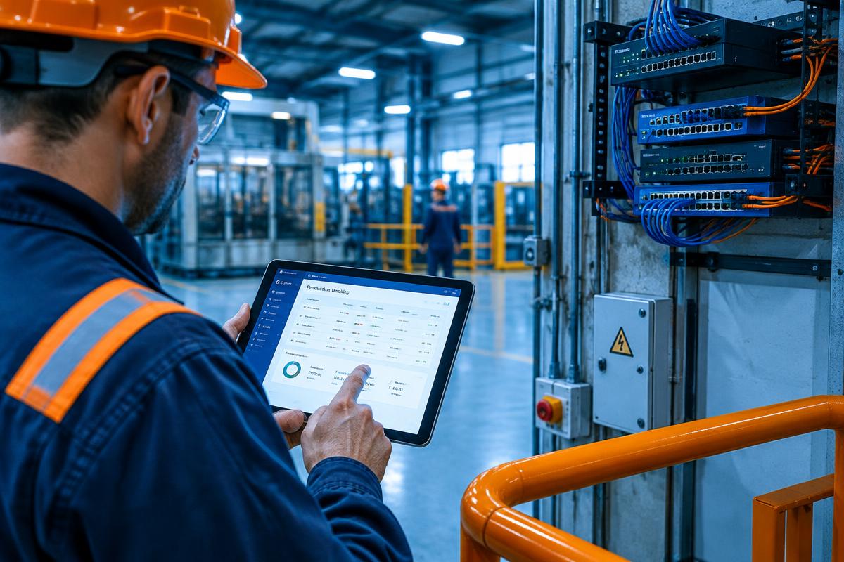 Plant-floor network & production tracking